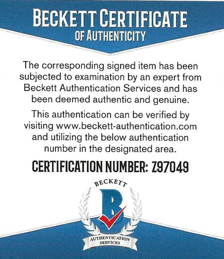 Luc Robitaille signed LA Kings logo Hockey Puck proof Beckett COA
