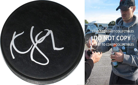 Michal Handzus Sharks,Blackhawks,Kings signed,autographed Hockey Puck, COA proof
