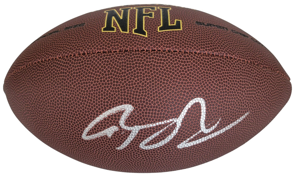 Shaquille Leonard Indianapolis Colts signed NFL football proof COA autographed