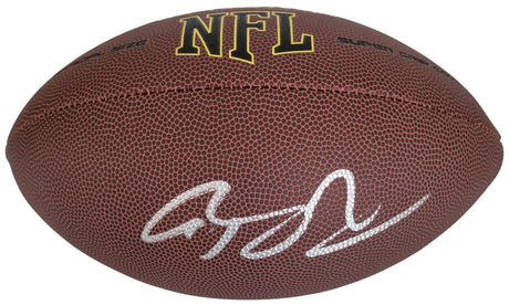Shaquille Leonard Indianapolis Colts signed NFL football proof COA autographed