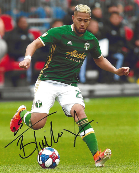 Bill Tuiloma signed Portland Timbers soccer 8x10 photo COA Proof autographed..