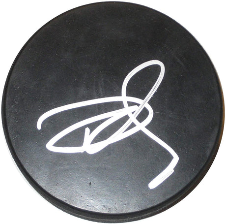 Devan Dubnyk Minnesota Wild Oilers Coyotes signed Hockey puck proof Beckett COA