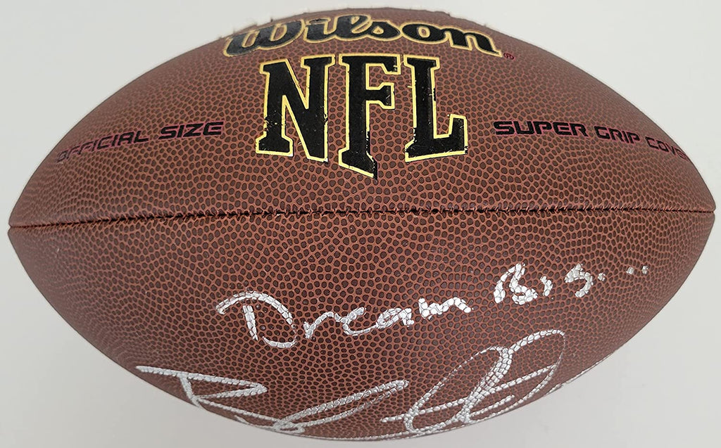 Brandon Marshall Denver Broncos Jets Bears signed football COA proof autographed
