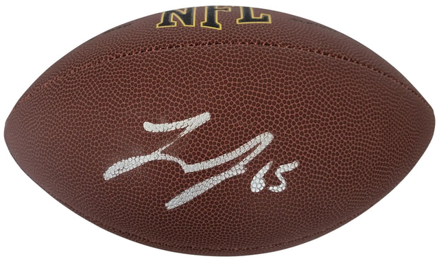 Lane Johnson Signed Football Proof COA Autographed Philadelphia Eagles Oklahoma