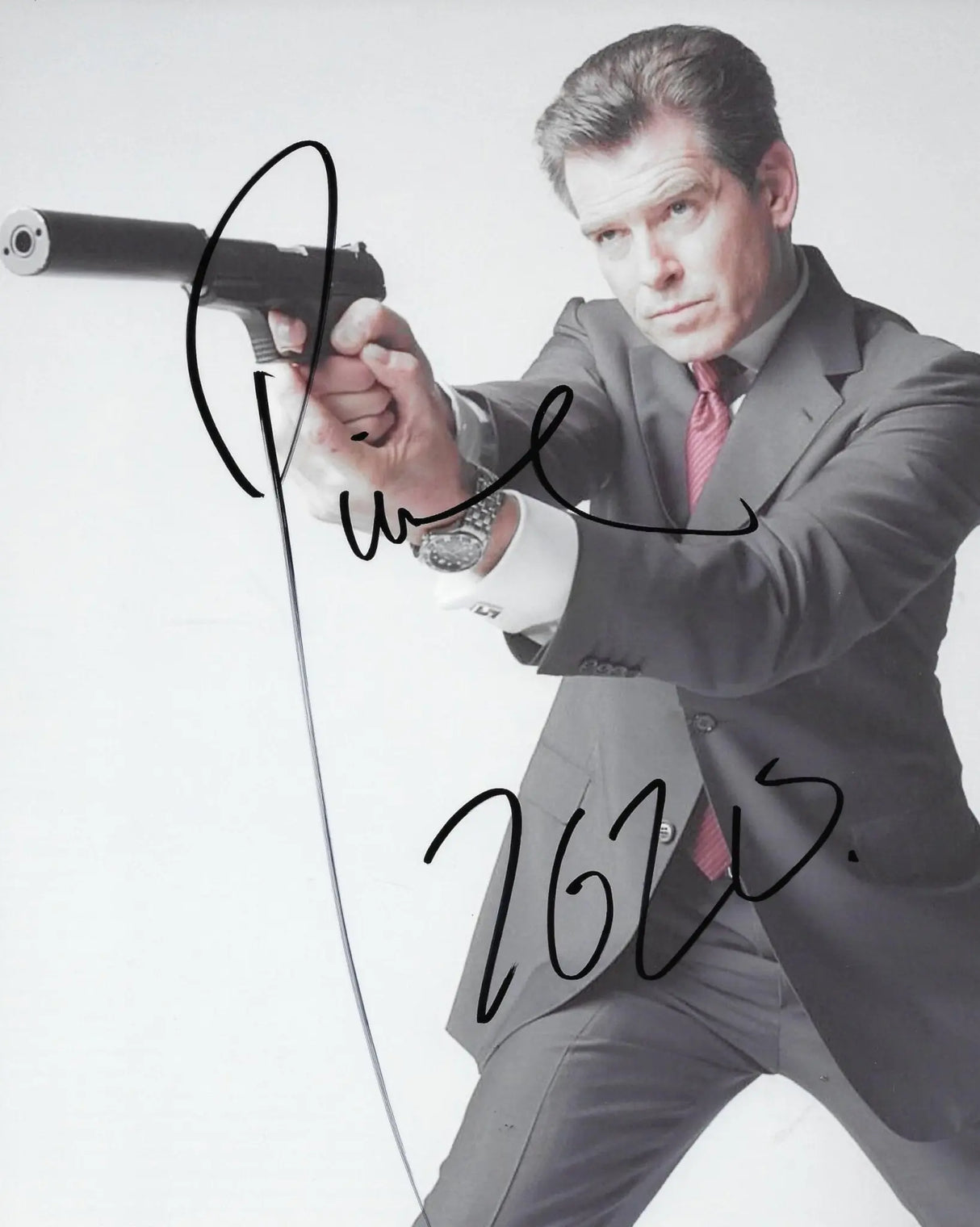 Pierce Brosnan James Bond Signed 8x10 Photo Exact Proof COA Autographed Star