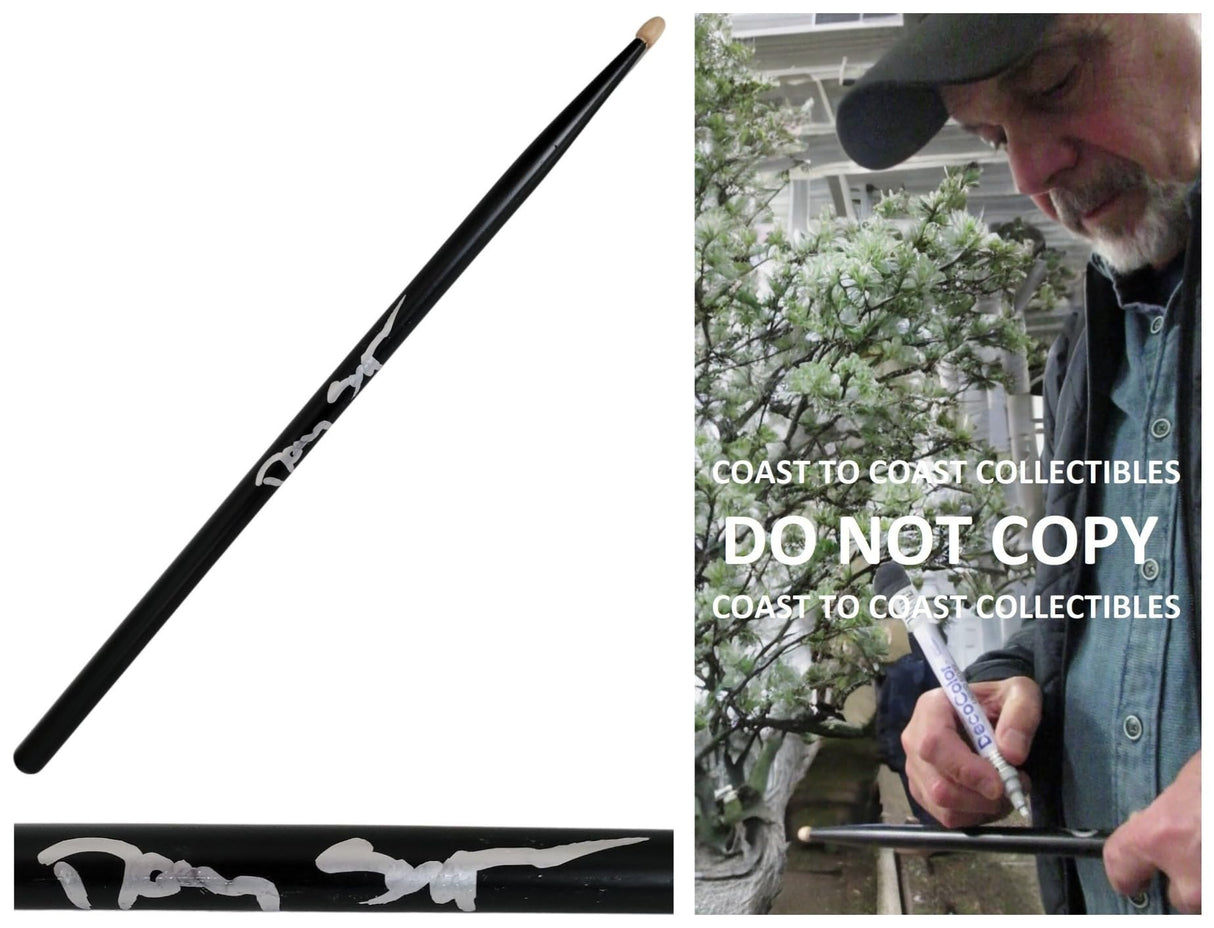 Danny Seraphine Chicago Drummer Signed Drumstick COA Exact Proof Autographed