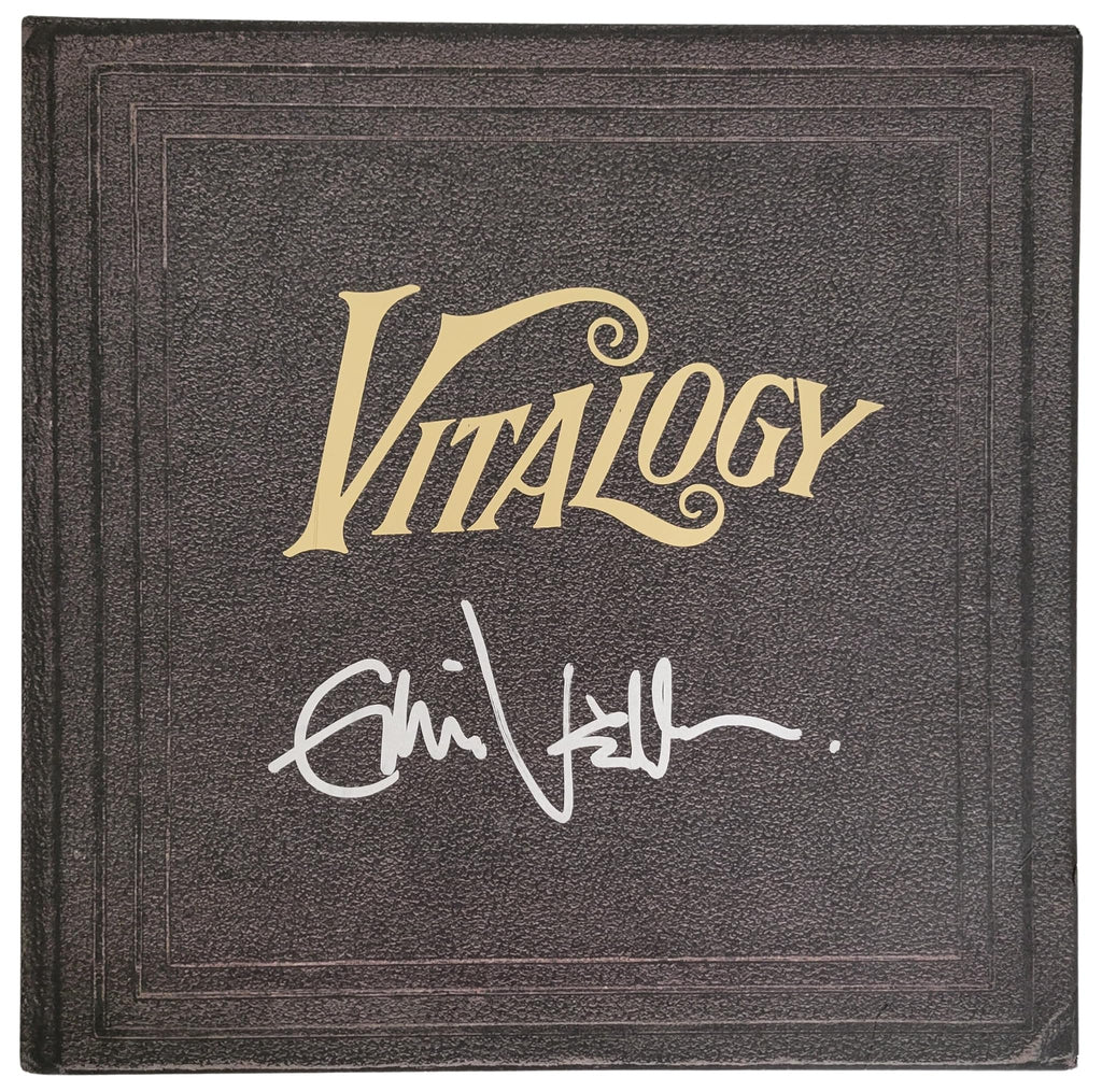 Eddie Vedder signed Pearl Jam Vitalogy album COA proof autographed vinyl Record