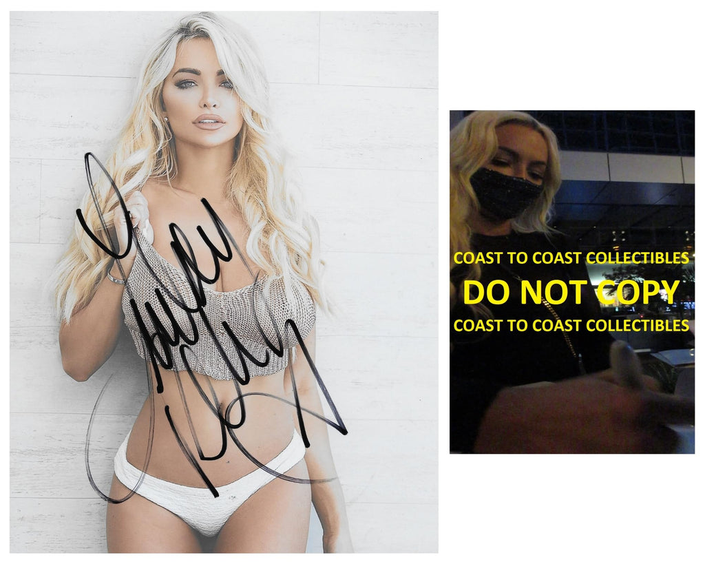 Lindsey Pelas Playboy Maxim model signed 8x10 photo proof COA autographed.. Star