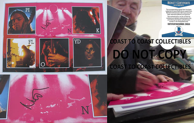 Nick Mason signed Pink Floyd 20x30 Poster Proof Beckett COA autographed STAR