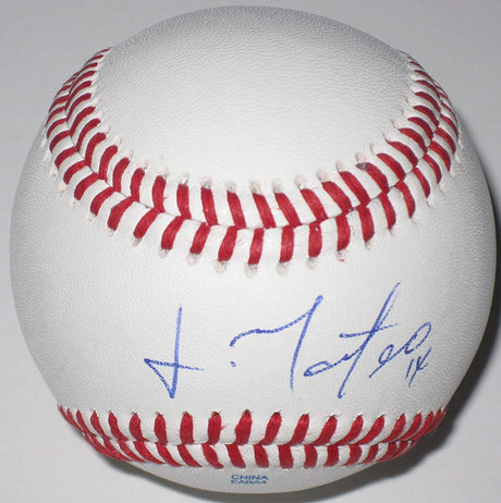 Jorge Mateo San Diego Padres Oakland A's signed autographed baseball COA proof