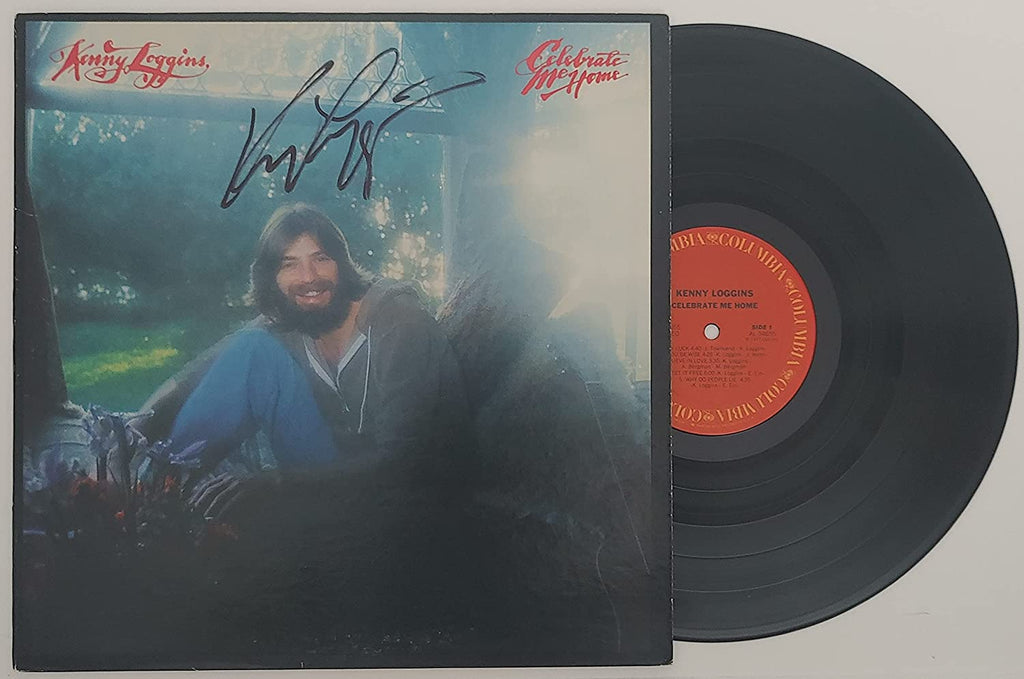 Kenny Loggins signed autographed Celebrate me Home album vinyl proof Beckett COA STAR