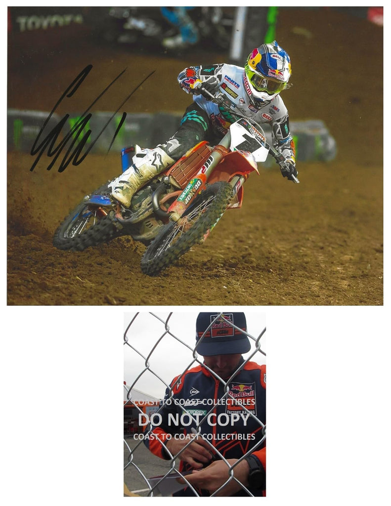Cooper Webb Signed 8x10 Photo COA Proof Autographed, Supercross, Motocross