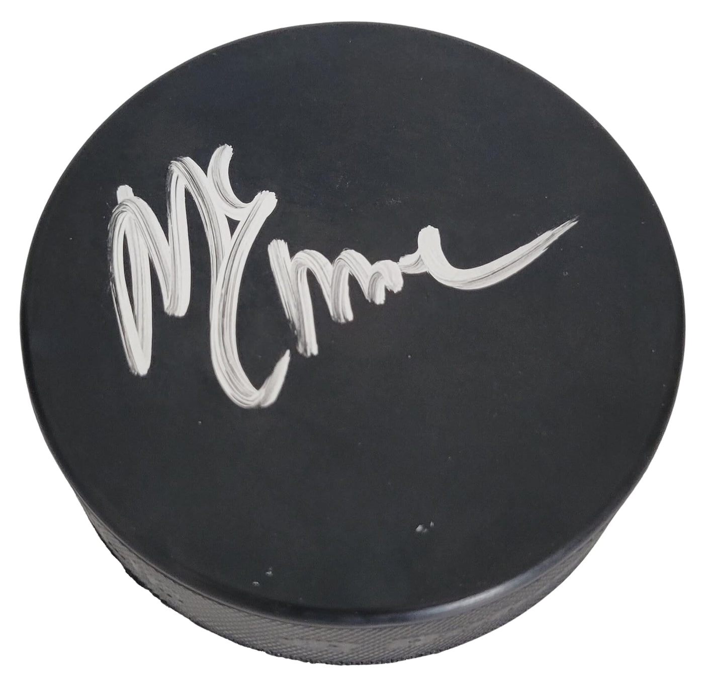 Mike Eruzione USA gold 1980 winter Olympics signed Hockey Puck proof COA