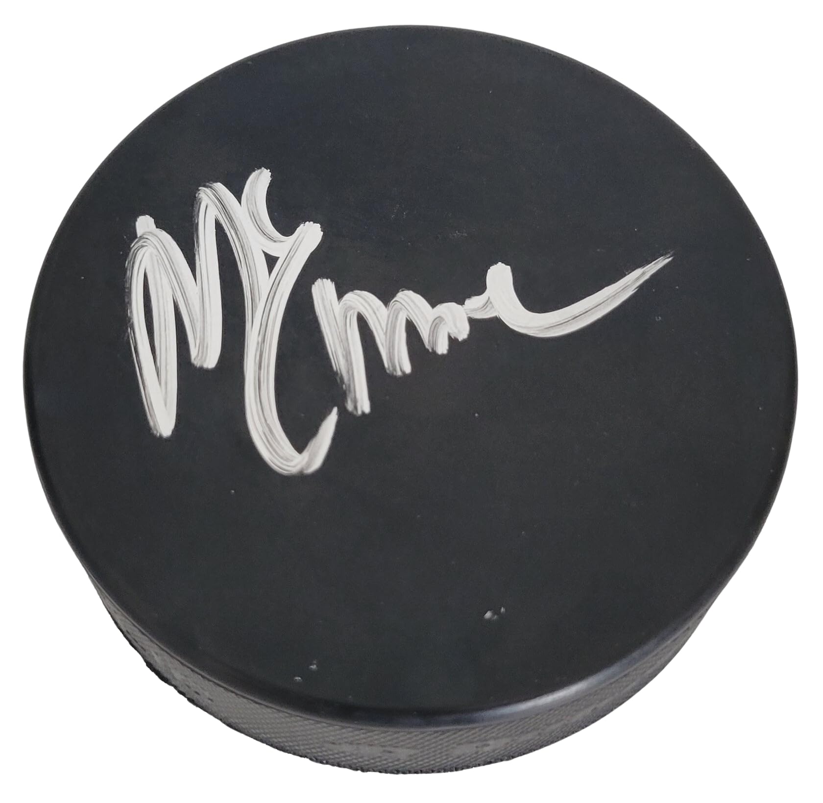 Mike Eruzione USA gold 1980 winter Olympics signed Hockey Puck proof COA