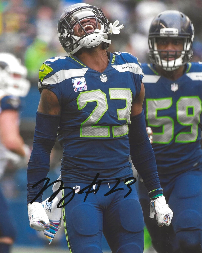 Neiko Thorpe signed Seattle Seahawks 8x10 football photo Proof COA autographed.