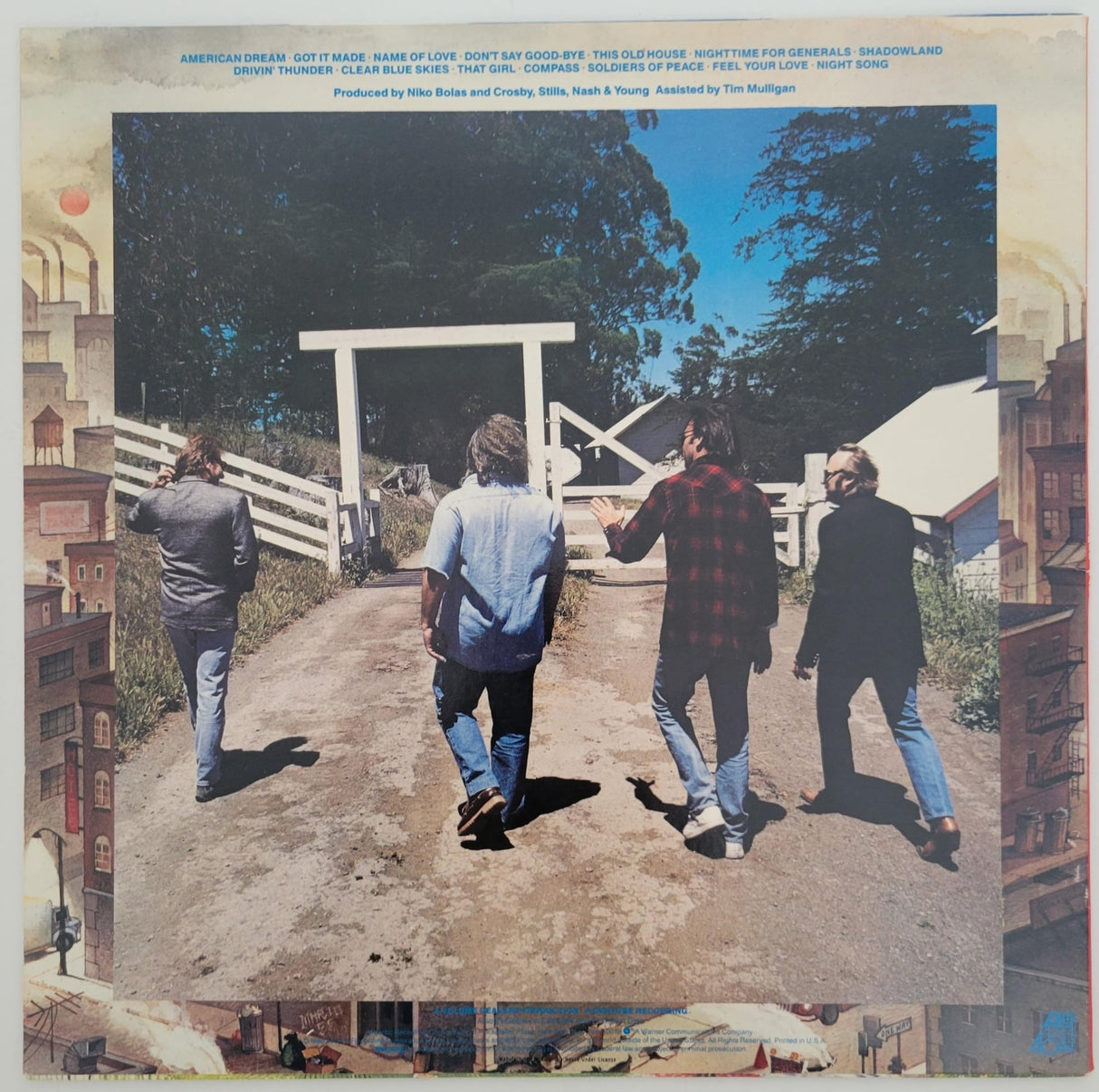 Graham Nash Signed Crosby Stills Nash & Young American Dream Album COA Proof STAR