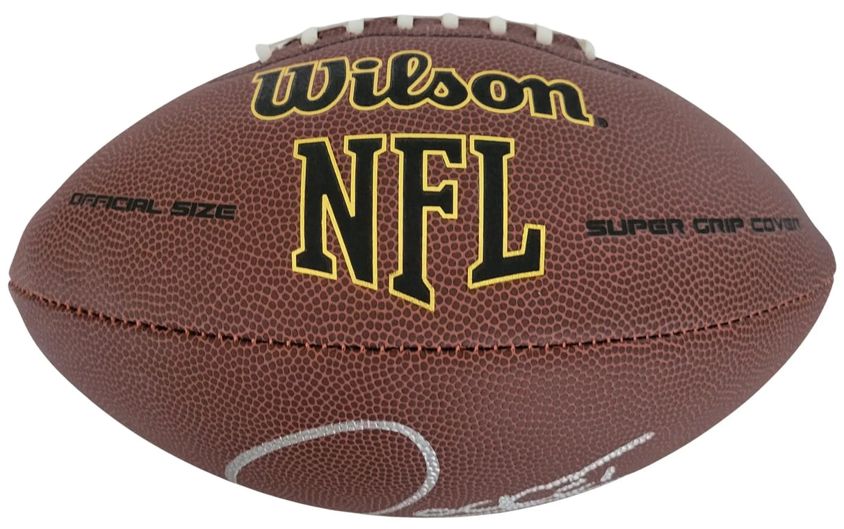 Rocket Ismail Signed Football Proof COA Autographed Raiders Cowboys Notre Dame