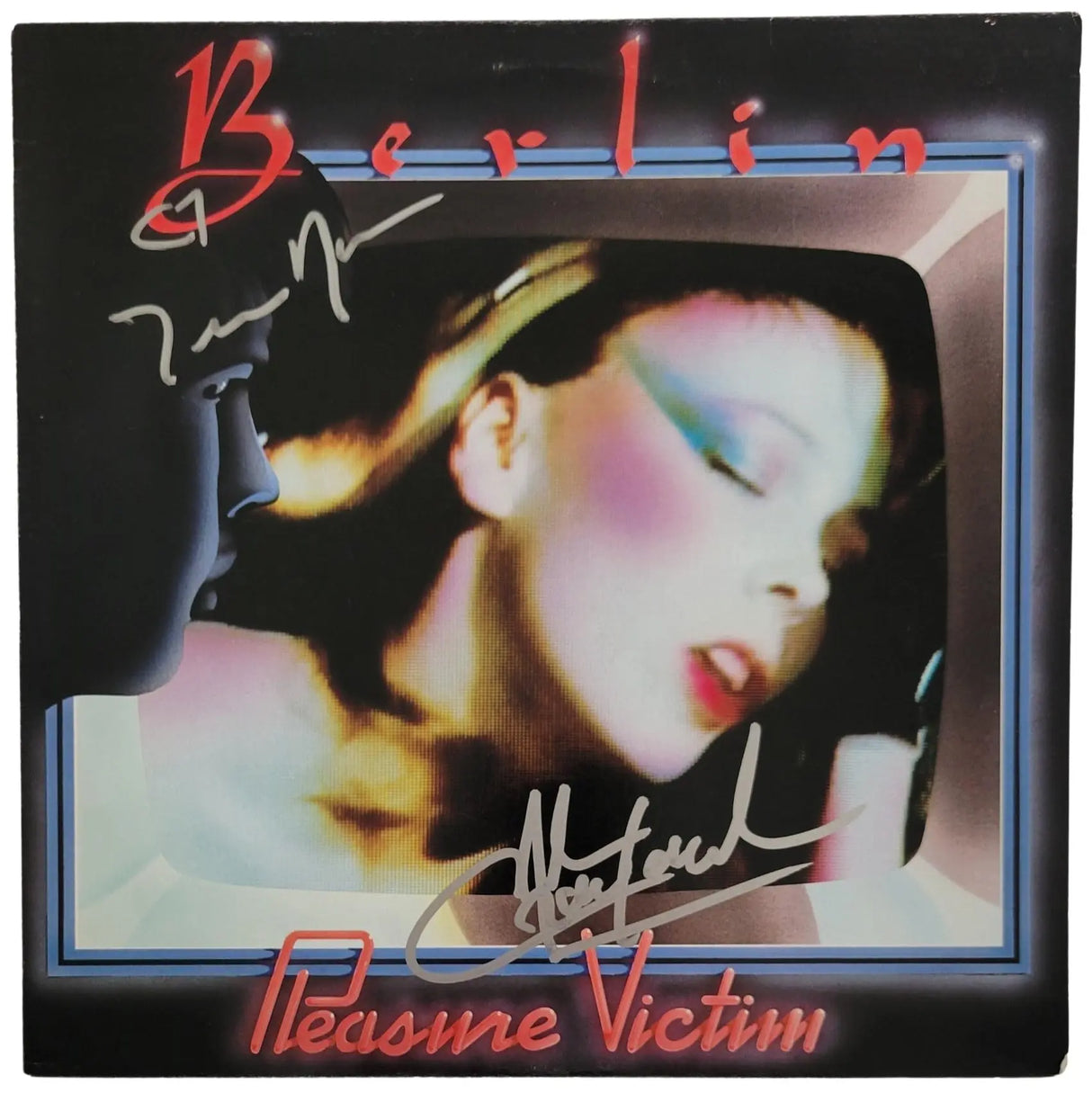 Terri Nunn signed Berlin Pleasure Victim Album Vinyl COA Proof Autographed Star