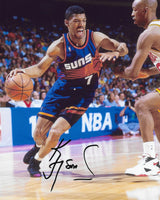 Kevin Johnson signed Phoenix Suns basketball 8x10 photo COA Proof autographed.