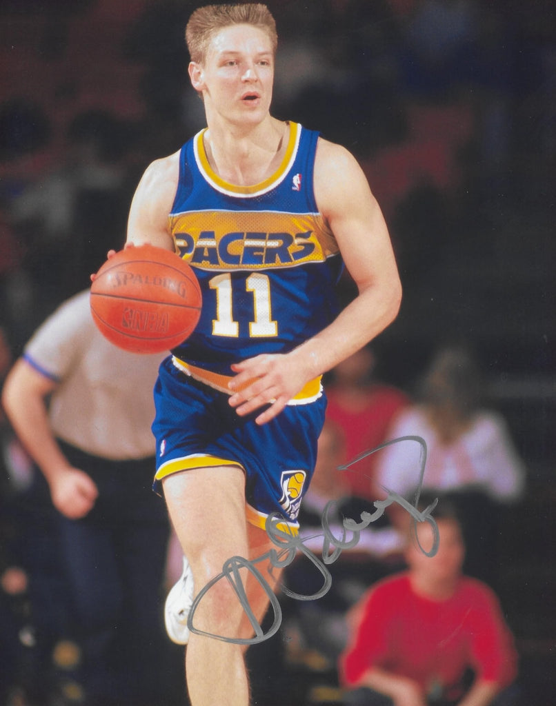 Detlef Schrempf signed Indiana Pacers 8x10 Basketball photo COA Proof autographed