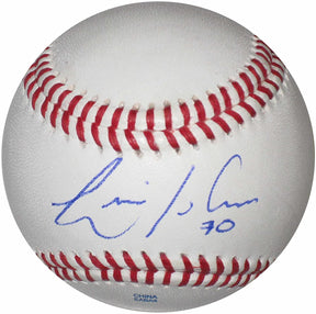 Luis Avilan New York Yankees Mets Dodgers signed autographed baseball COA Proof