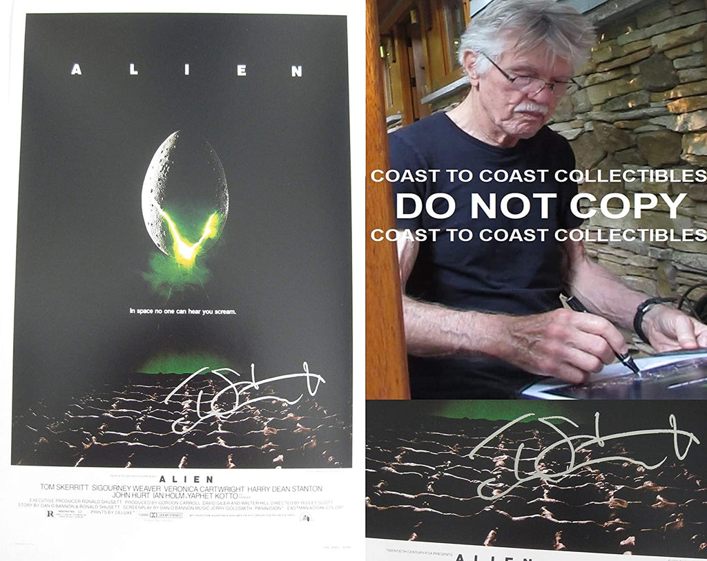 Tom Skerritt signed autographed Alien 12x18 poster photo Dallas COA exact proof STAR.