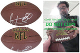 Cris Carter Vikings Philadelphia Eagles signed NFL football proof COA autographed
