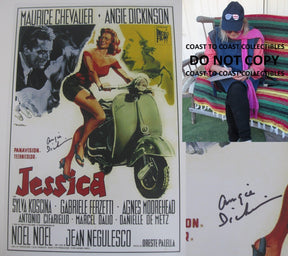 Angie Dickinson signed 12x18 Big Bad Mama movie photo poster COA proof. STAR