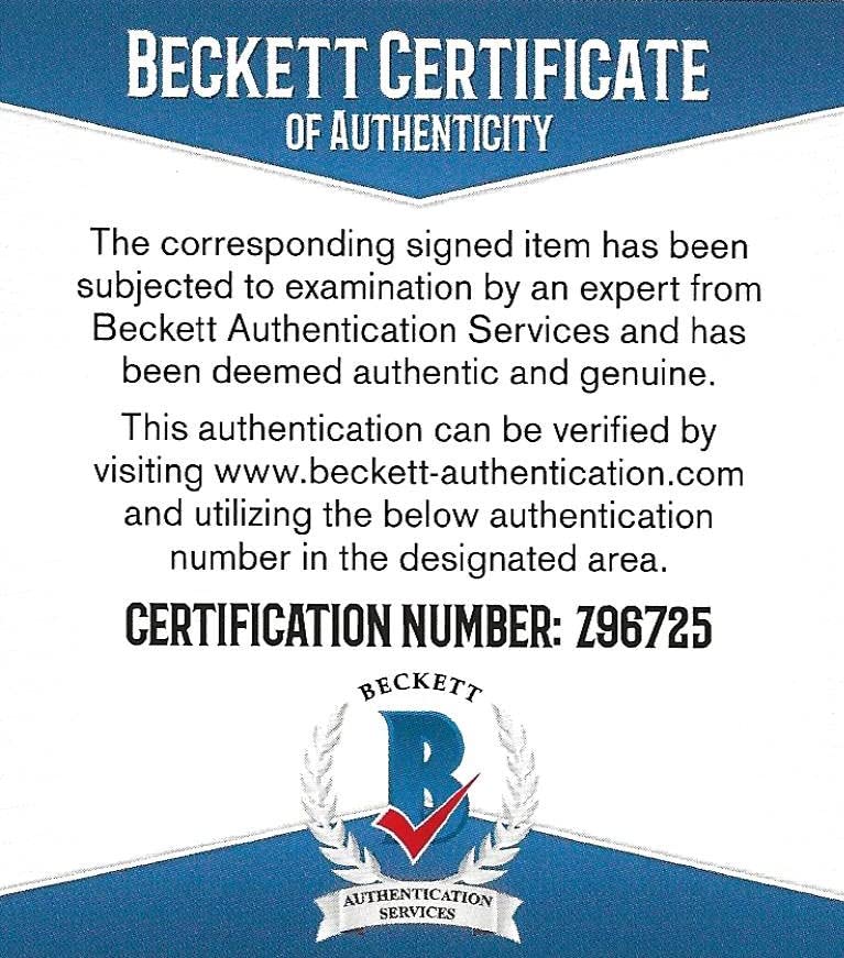 LaDainian Tomlinson LT signed San Diego Chargers logo football proof Beckett COA autographed