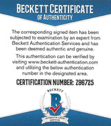 LaDainian Tomlinson LT signed San Diego Chargers logo football proof Beckett COA autographed