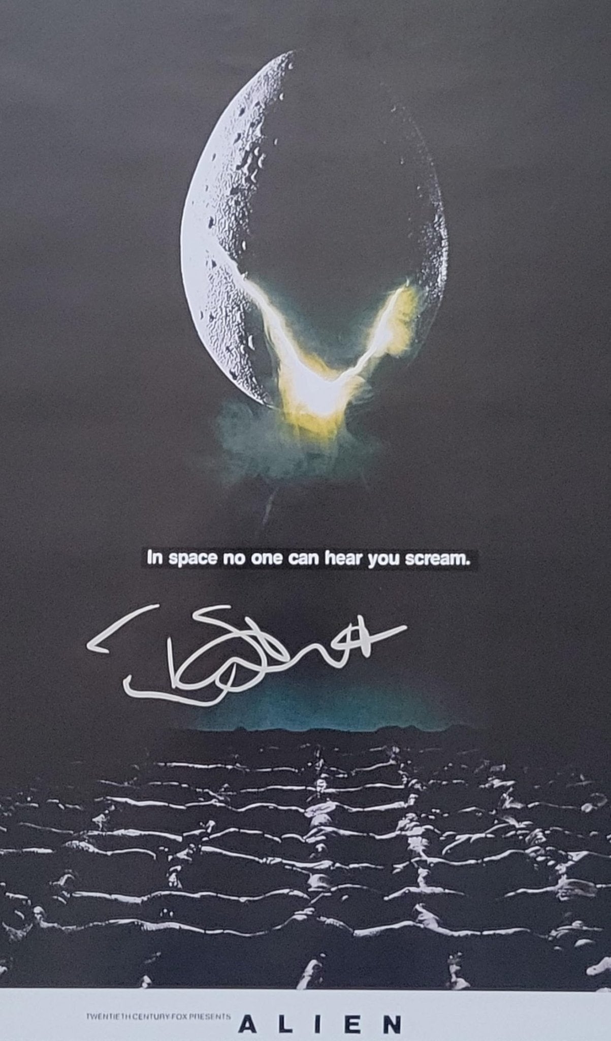 Tom Skerritt signed Alien 24x36 poster COA exact proof autographed STAR