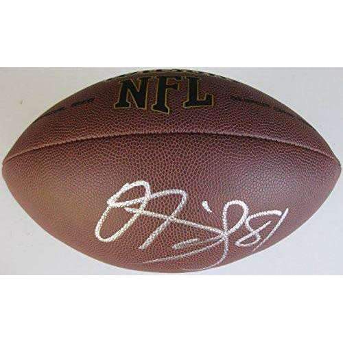 Owen Daniels, Denver Broncos, Baltimore Ravens, Houston Texans, Wisconsin, Signed, Autographed, NFL Football, a COA with the Proof Photo of Owen Signing Will Be Included with the Football