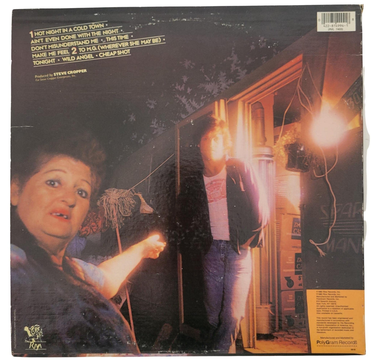 John Cougar Mellencamp signed Nothin Matters and What if it Did album vinyl record COA proof autograph STAR