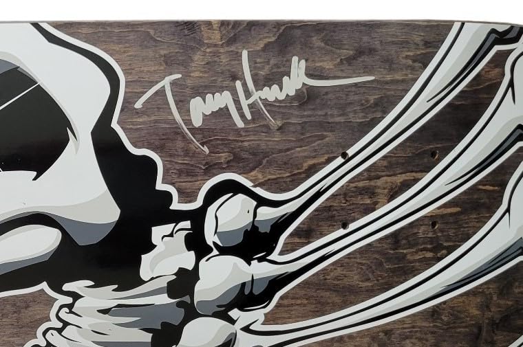Tony Hawk signed Birdhouse skateboard Deck exact proof COA.. autographed.
