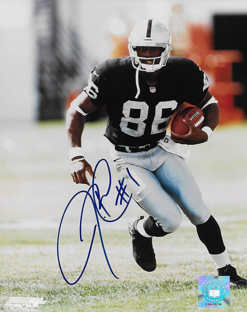 Jerry Porter Oakland Raiders signed autographed, 8x10 Photo, COA will be included