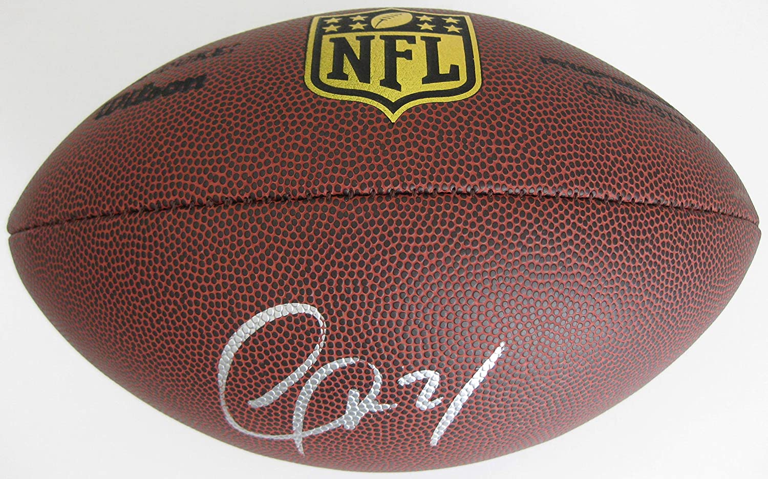 Josh Norman Panthers 49ers Bills Washington signed football proof Beckett COA autograph