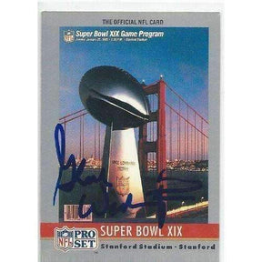 1990, Gene Washington, San Francisco 49ers, Signed, Autographed, Pro Set Football Card, Card # 19,