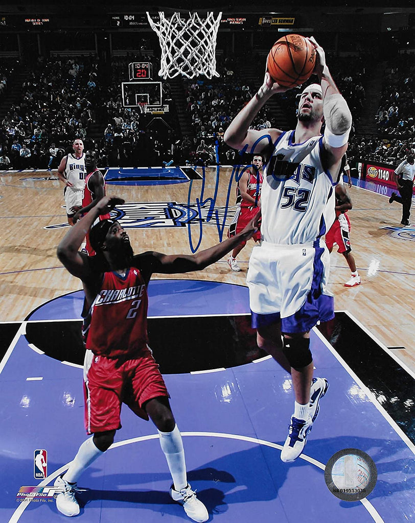 Brad Miller signed Sacramento Kings basketball 8x10 photo COA.