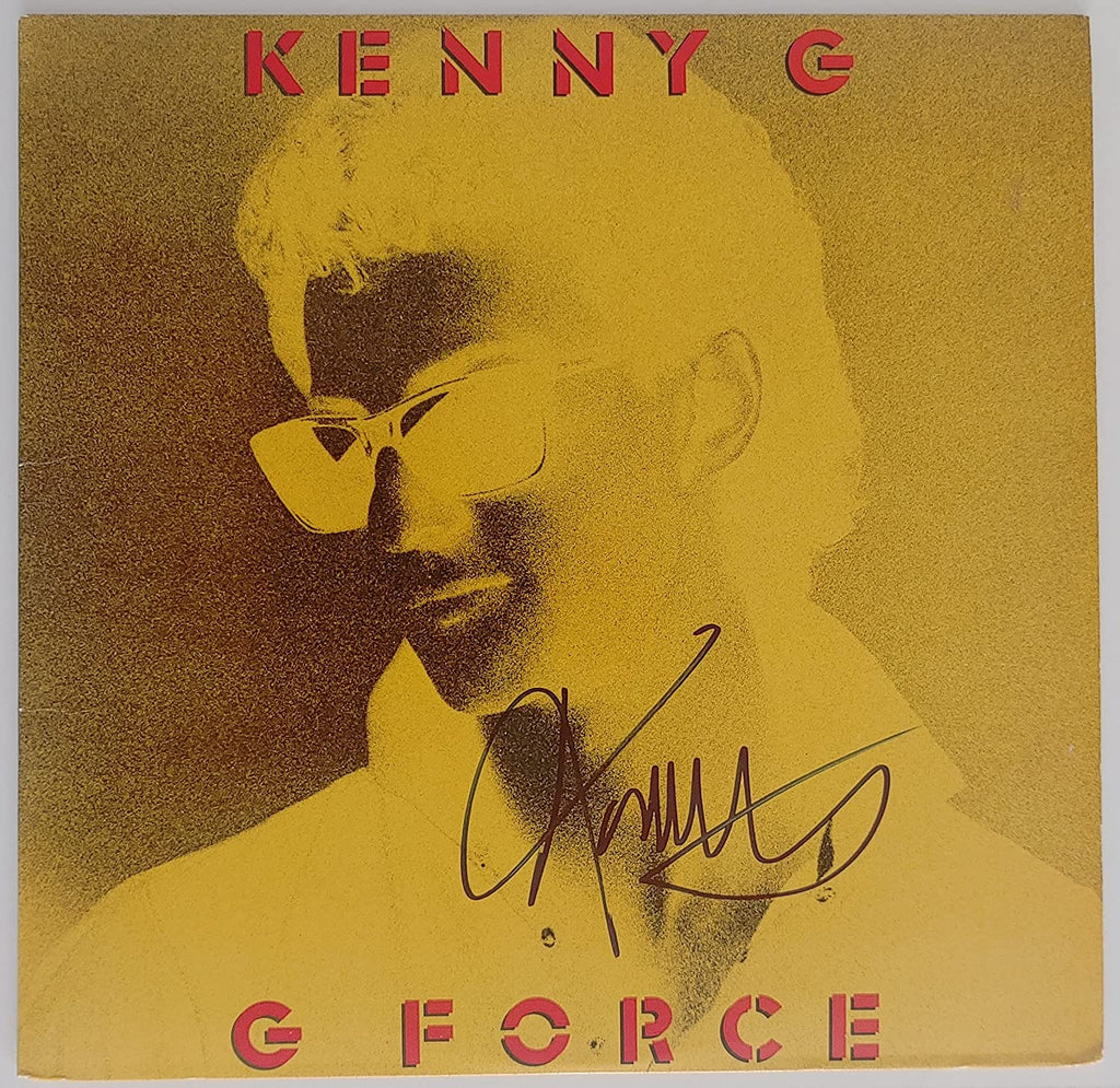 Kenny G Saxophonist signed autographed G Force album vinyl proof Beckett COA STAR