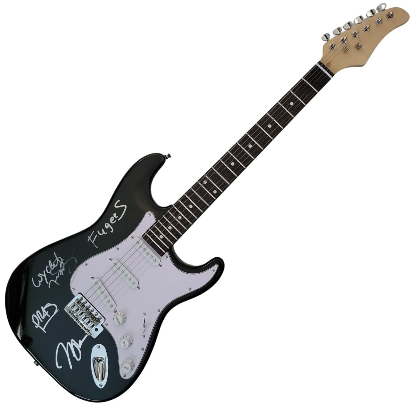 Fugees Signed Guitar Proof COA Autographed Lauryn Hill,Pras Michel,Wyclef Jean