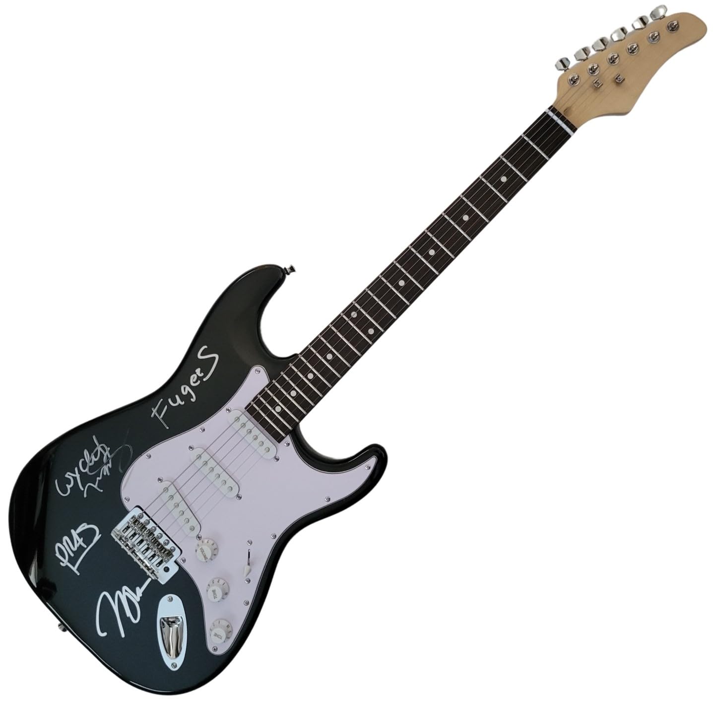 Fugees Signed Guitar Proof COA Autographed Lauryn Hill,Pras Michel,Wyclef Jean