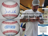 David Wells Yankees Blue Jays Red Sox signed autographed baseball proof Beckett COA