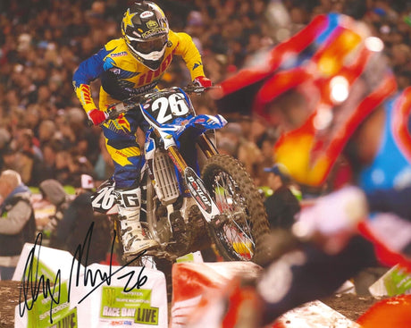 Alex Martin motocross supercross signed 8x10 photo COA proof racer autographed.