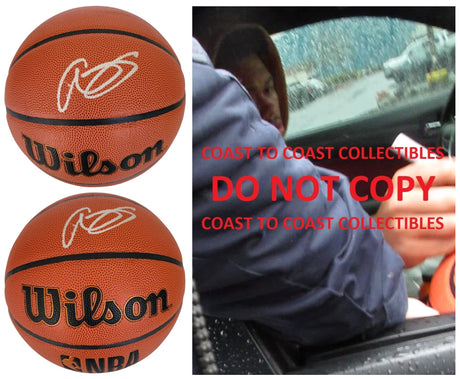 Anfernee Simons Portland Trail blazers signed NBA basketball COA proof autographed.