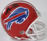 Thurman Thomas Andre Reed signed autographed Buffalo Bills mini helmet proof Beckett COA