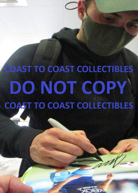 Jordan Morris signed Seattle Sounders FC 8x10 photo proof COA