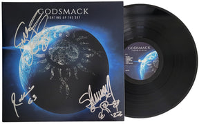 Godsmack Signed Lighting Up the Sky Album Proof COA Autographed Vinyl Record