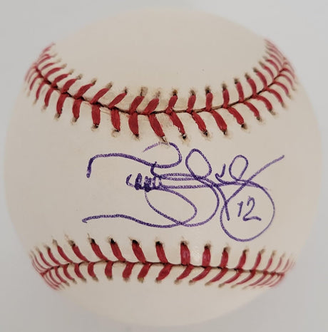 Terrence Long Oakland A's signed baseball COA proof autographed Mets Yankees