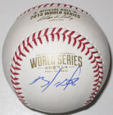 Brandon Belt San Francisco Giants signed 2014 World Series Baseball proof Beckett COA