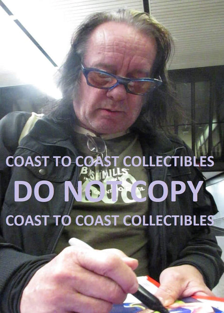 Todd Rundgren Utopia rock star signed, autographed, 8x10 photo,proof COA.